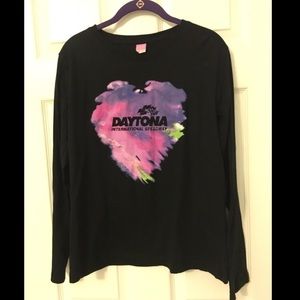 Black long sleeve Daytona 500 shirt
